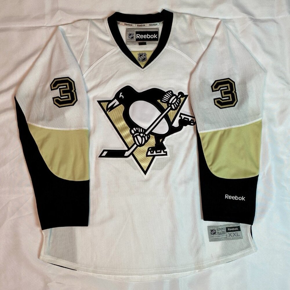 2016 NHL Reebok OLLI MAATTA #3 Pittsburgh Penguins Hockey AWAY Jersey Size XXL
